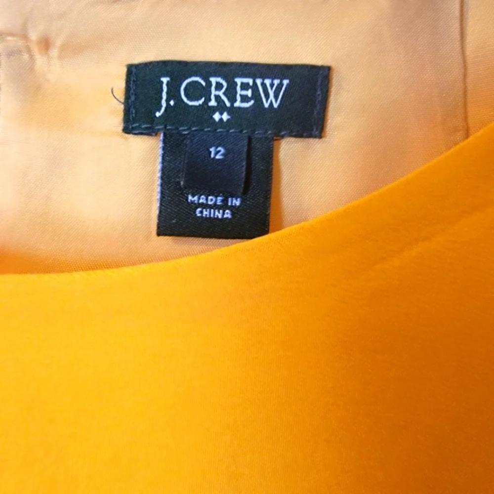J Crew Jules Shift Scroll‎ Print Dress 12